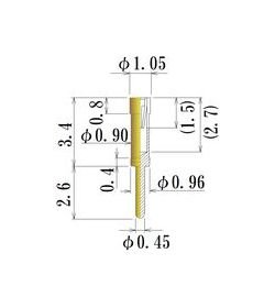JCC Small Size Round Socket Pin (0.21-0.42mm) - Image 2