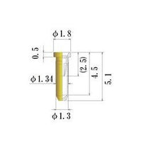 JCC Small Size Round Socket Pin - 0.35-0.60mm Acceptable Plug Diameter