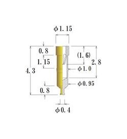 JCC Small Size Round Socket Pin (0.22-0.46mm Plug Diameter) - Image 2