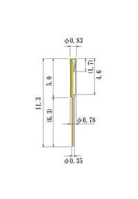 Small Size Round Socket Pin - 0.21-0.35mm Acceptable Plug Diameter - Image 2