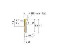 0.30-0.52mm Acceptable Plug Diameter Small Size Round Socket Pin