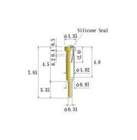 JCC Small Size Round Socket Pin - 0.30 to 0.52mm Diameter