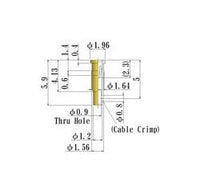 JCC Medium Size Cable Crimp Socket Pin 0.38-0.60mm Acceptable Plug Diameter