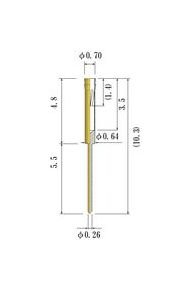 JCC Small Size Round Socket Pin, 0.18-0.29mm Acceptable Plug Diameter - Image 2