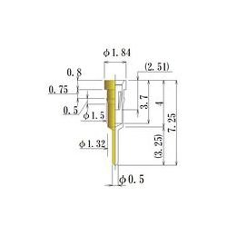 JCC Small Size Socket Pin - 0.38-0.63mm Diameter Round Socket Pin - Image 1