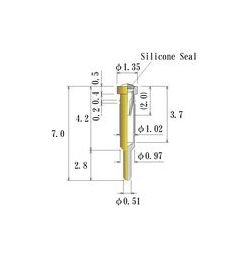 JCC 0.30-0.52mm Small Size Round Socket Pins - Image 1