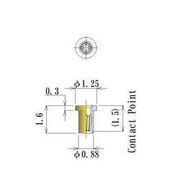 JCC Short Round Socket Pin, 0.21-0.38mm Acceptable Plug Diameter - Image 2