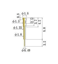 JCC Small Size Round Socket Pin 0.35-0.60mm Acceptable Plug