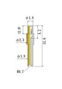 JCC Small Size Socket Pin - 0.40-0.52mm Acceptable Plug Diameter - Image 1