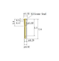 JCC 0.30-0.52mm Small Size Round Socket Pin - Image 1
