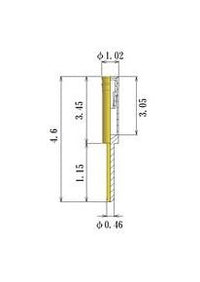JCC Small Size Socket Pin 0.30-0.52mm Acceptable Plug Diameter