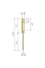 JCC 0.38-0.63mm Small Size Round Socket Pins - Image 1
