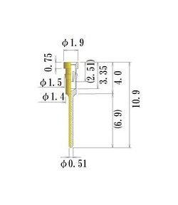JCC Small Size Round Socket Pin Set 0.38-0.63mm - Image 1
