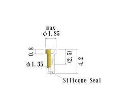 JCC Small Size Round Socket Pin, 0.38-0.60mm Plug Diameter - Image 1