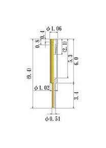 JCC Small Size Socket Pin - 0.38-0.64mm Acceptable Plug Diameter - Image 1
