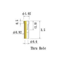 JCC Small Size Round Socket Pin - 0.30-0.52mm Acceptable Plug Diameter