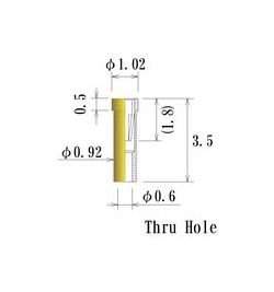 JCC Small Size Round Socket Pin - 0.30-0.52mm Acceptable Plug Diameter - Image 1