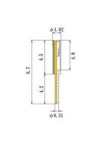 JCC Small Size Socket Pin 0.30-0.52mm Acceptable Plug Diameter - Image 1