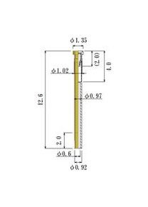 JCC Small Size Round Socket Pin (0.30-0.52mm) - Image 1