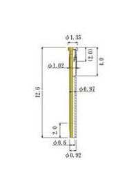 JCC Small Size Round Socket Pin (0.30-0.52mm)
