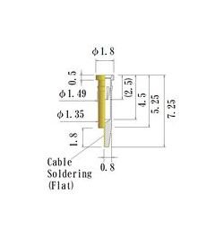 JCC Small Size Round Socket Pin - 0.35-0.60mm Acceptable Plug Diameter - Image 1