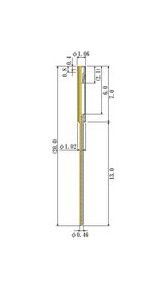 JCC Small Size Socket Pin - 0.38-0.64mm Acceptable Plug Diameter - Image 1