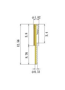 JCC Small Size Socket Pin - 0.30 to 0.52mm Acceptable Plug Diameter - Image 1