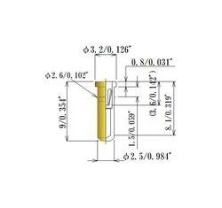 Small Size High Temperature Socket Pin - 0.82-1.20mm Acceptable Plug Diameter - Image 2