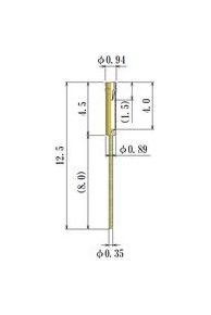 JCC Small Size Round Socket Pin, 0.21-0.42mm Acceptable Plug Diameter - Image 2