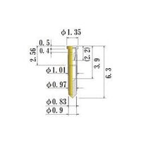 JCC Small Size Socket Pin 0.40-0.47mm Round Socket Pins