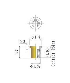 JCC 0.38-0.56mm Short Round Socket Pin - Image 1