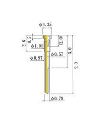 Small Size Round Socket Pin with 0.30-0.52mm Acceptable Plug Diameter