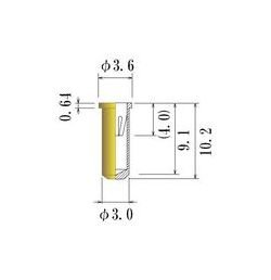 Medium Size Round Socket Pin - 1.70-2.00mm Acceptable Plug Diameter - Image 1