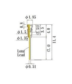 JCC Small Size Round Socket Pins (0.38-0.63mm) - Image 1