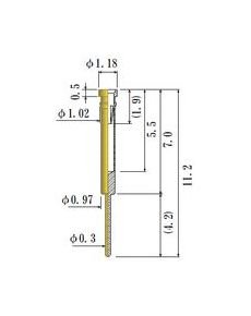JCC Small Size Socket Pin - 0.30 to 0.52mm Acceptable Plug Diameter - Image 1