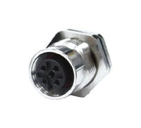 JCC M12 Sensor Round Waterproof Panel Type Receptacle Connector