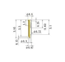 JCC Small Size Round Socket Pin - 0.21-0.35mm Acceptable Plug Diameter - Image 2