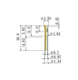 JCC Medium Size Round Socket Pin with 0.56-0.70mm Acceptable Plug Diameter - Image 1