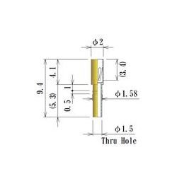 Medium Size Round Socket Pin - 0.70-1.05mm Acceptable Plug Diameter - Image 1