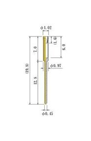 JCC Small Size Socket Pin, Acceptable Plug Diameter 0.30-0.52mm