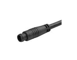JCC Round Waterproof M6 Snap-in Plug Connector with Cable - Image 1