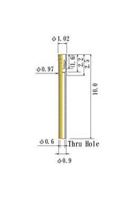 JCC Small Size Round Socket Pin - 0.30-0.52mm Plug Diameter - Image 1
