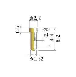 JCC Medium Round Socket Pin - 0.60-0.75mm Acceptable Plug Diameter - Image 1