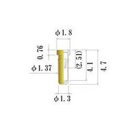 Small Size Round Socket Pin, Acceptable Plug Diameter 0.38-0.63mm