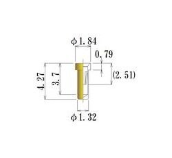 JCC Small Size Round Socket Pin, 0.38-0.60mm Acceptable Plug Diameter - Image 1