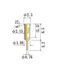 JCC Medium Size Round Socket Pin - 0.70-1.05mm Acceptable Plug Diameter