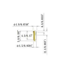 High Temperature Small Size Socket Pin - 0.40-0.70mm Acceptable Plug Diameter - Image 2