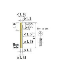 JCC Medium Round Socket Pin (0.60-0.75mm)