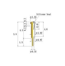JCC Small Size Round Socket Pin for Board Mounting and Cable Soldering - Image 1