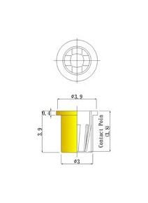 JCC 1.70-2.0mm Through Hole Short Round Socket Pin - Image 1